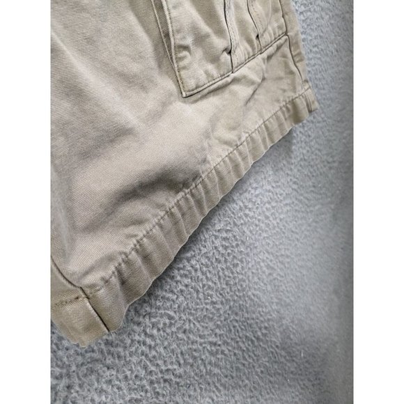 Columbia Shorts Mens Large Cotton Canvas Cargo Trail Hiking Outdoor Beige - Picture 16 of 16